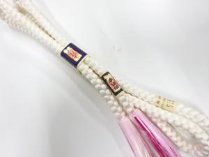 未使用品　正絹　手組帯締め